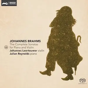 Album artwork for Johannes Brahms: Complete Sonatas for Piano & Violin by Johannes Leertouwer and Julian Reynolds.